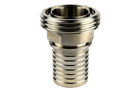 SMS 1145 FOOD COUPLING WITH MALE THREAD AND HOSE TAIL STAINLESS STEEL 316 INPART24 Variant SMSMT025