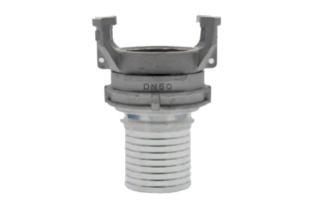 GUILLEMIN HOSE CONNECTOR ALUMINIUM WITH TAIL FOR SAFETY CLAMPS INPART24 Variant GHCTW050AL