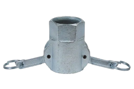 MORTAR COUPLING FEMALE PART MIG 23.5 WITH FEMALE THREAD ZINC PLATED INPART24 Variant MIG235051GI