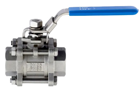 BALL VALVE 3 PART FEMALE THREAD STAINLESS STEEL PN70 SS 316 INPART24 Variant 4403409