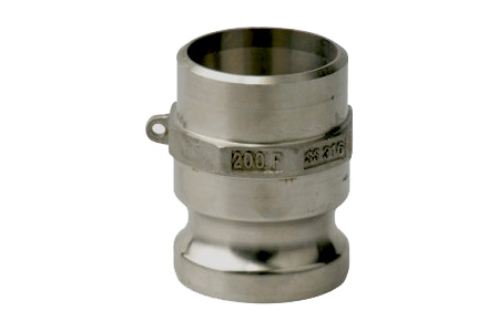 CAMLOCK TYPE AWB MALE PART WITH BUTT WELD FOR WELDING STAINLESS STEEL AISI 316 INPART24 Variant AWB015SS