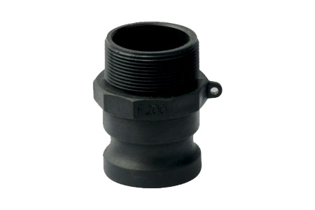 CAMLOCK TYPE F MALE PART WITH MALE THREAD BSP POLYPROPYLENE MATERIAL INPART24 Variant F015PP