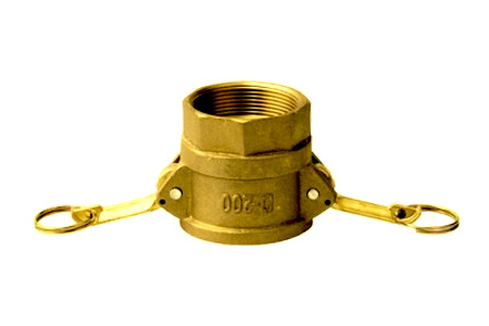 CAMLOCK TYPE D FEMALE PART WITH FEMALE THREAD FROM BRASS INPART24 Variant D015BR