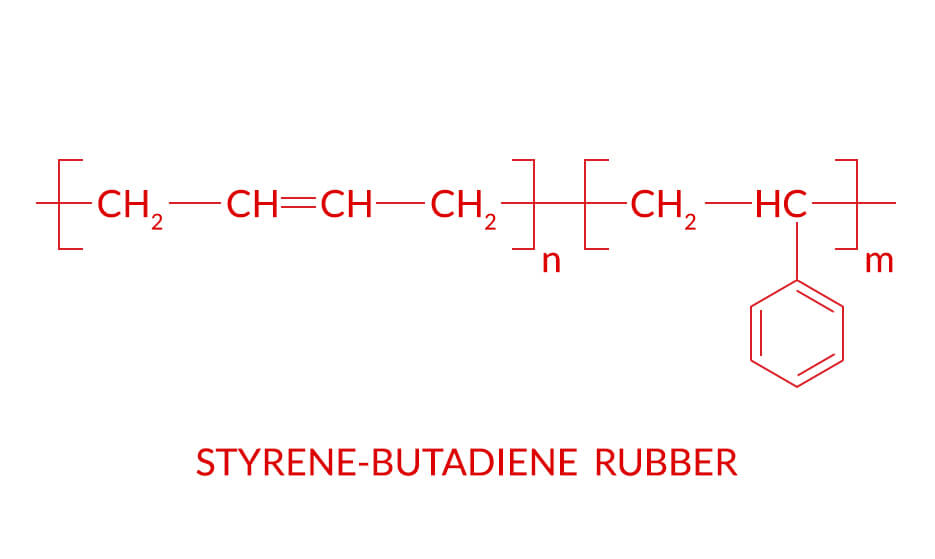 SBR rubber chemical formula - Styrene-butadiene rubber