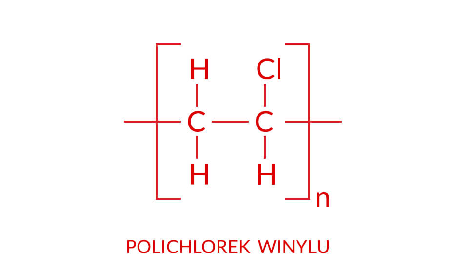 Wzór chemiczny PVC - Polichlorek winylu